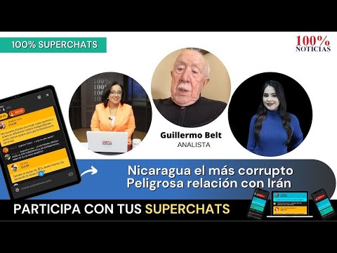 Nicaragua el país más corrupto en América y su peligrosa relación con Irán/ 100% SUPERCHAT