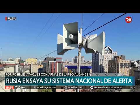 Rusia realiza un simulacro de su sistema nacional de alerta