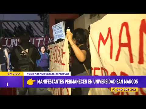 Universidad Nacional Mayor de San Marcos: ASÍ SE VIVIERON LAS PROTESTAS, hoy 18 de enero