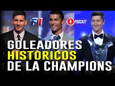 Goleadores históricos de la Champions League | Cristiano Ronaldo, Lionel Messi y Robert Lewandowski