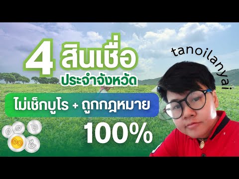 4สินเชื่อประจำจังหวัดให้ยืมเ