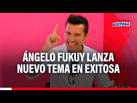 Ángelo Fukuy presenta en Exitosa su nuevo tema Tu Mal Amor