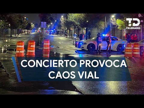 Concierto provoca caos vial al sur de Monterrey; vecinos se molestan