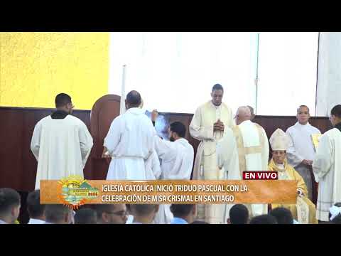 Iglesia Católica inicia Triduo Pascual con la celebración de misa crismal en Santiago