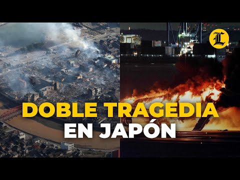 Doble tragedia en Japón: Terremoto y choque de aviones marcan inicio del año nuevo