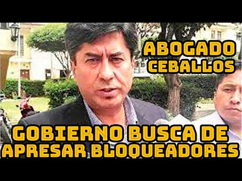 ABOGADO Y ANALISTA ORLANDO CEBALLOS DENUNCIA PLAN PARA DETENER Y P3RSEGUIR A LOS BLOQUEADORES..