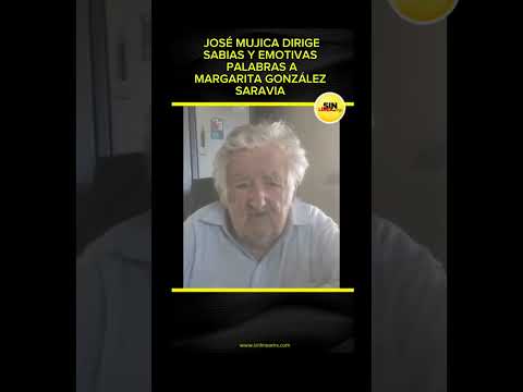 José Mujica dirige sabias y emotivas palabras a Margarita González, candidata de Morena para Morelos