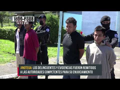 19 delincuentes de peligrosidad tras las rejas en Jinotega - Nicaragua