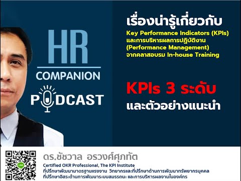 KPIs3ระดับและตัวอย่างแนะนำ