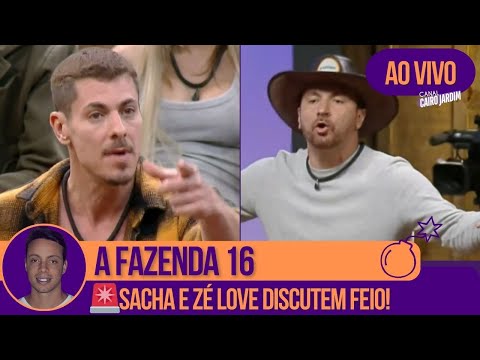 ? TRETA ZÉ LOVE E SACHA NA FAZENDA!! PAU QUEBROU!