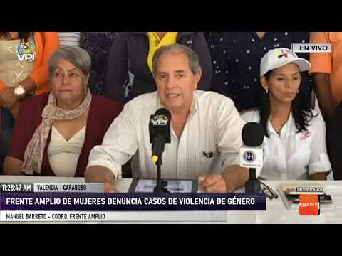 Carabobo - Frente Amplio de Mujeres denunció violencia de género - VPItv