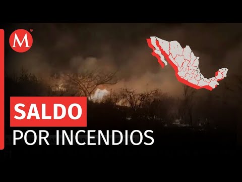 México enfrenta 120 incendios forestales
