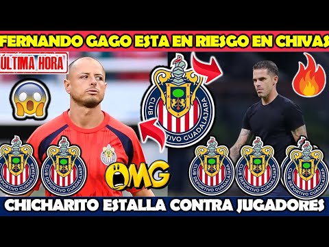 INCREIBLE ¡Fernando Gago Riesgo en Chivas! ¡Chicharito Molesto Con Sus Compañeros!