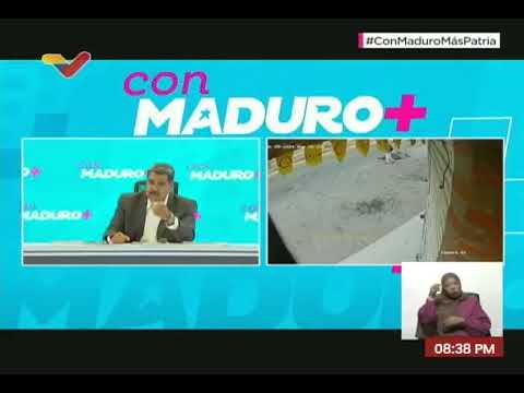 Maduro muestra sabotaje en tanquilla eléctrica en isla de Margarita, Nueva Esparta