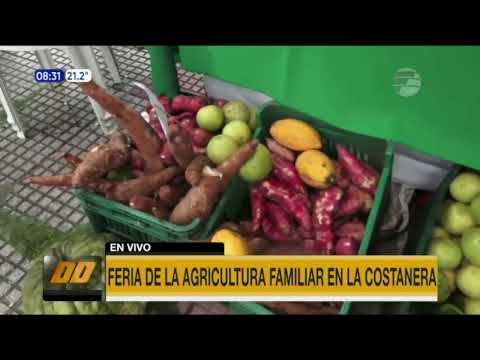 Feria de la agricultura familiar en la Costanera de Asunción