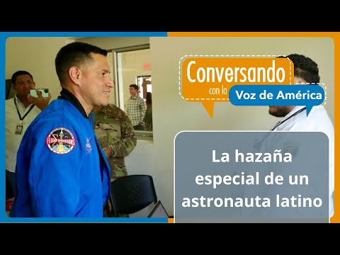 Astronauta Frank Rubio invita a niños salvadoreños a perseverar para obtener sus metas personales