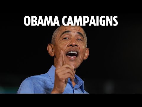 LIVE: Obama campaigns for Harris in battleground state North Carolina