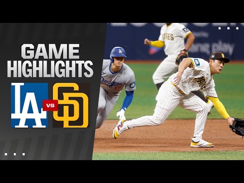 Dodgers vs. Padres Game Highlights (3/20/24) | MLB Highlights
