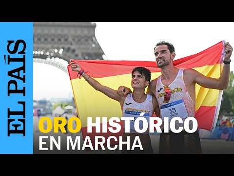 OLIMPIADAS | María Pérez y Álvaro Martín conquistan el oro en relevo mixto de marcha | EL PAÍS