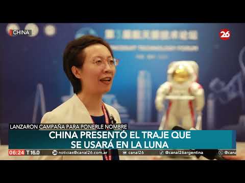 China presentó el traje de alunizaje