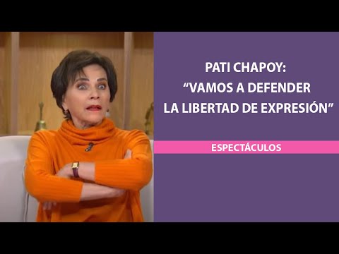 Pati Chapoy: “Vamos a defender la libertad de expresión”