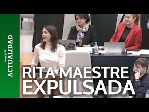 Rita Maestre expulsada del pleno de Madrid tras esta bronca con Almeida