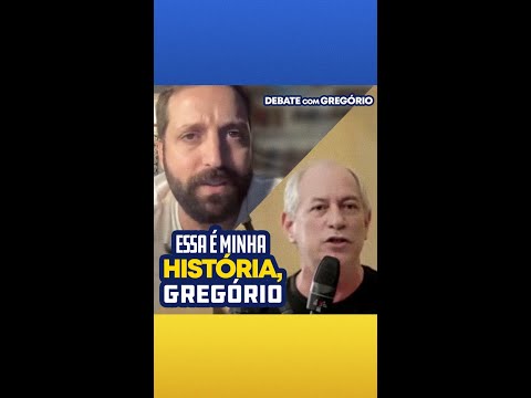 #Shorts ESSA É A MINHA HISTÓRIA, GREGÓRIO | Cortes Ciro Games Debate