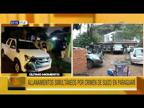 Detienen a 4 personas por el crimen de un suizo en Paraguarí