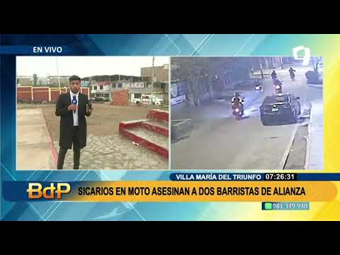 VMT: Sicarios en moto asesinan a dos hinchas de Alianza Lima (2/2)