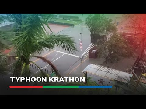 Typhoon Krathon hammers Taiwan | ABS-CBN News