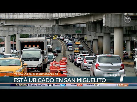 Avanzan los trabajos en el puente vehicular de San Miguelito