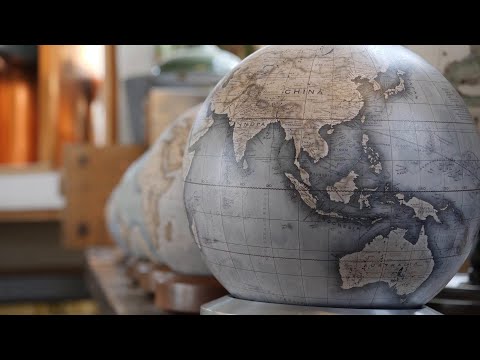 Traditional globes are still big business even in the age of Google Earth