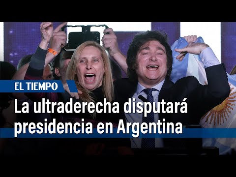 Libertario de ultraderecha Milei da la sorpresa y disputará presidencia en Argentina | El Tiempo