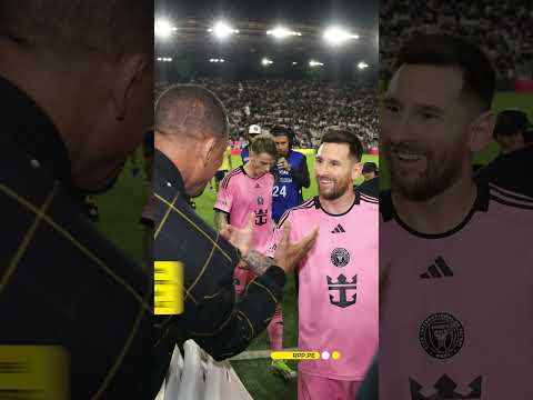 Lionel Messi y Will Smith protagonizaron un curioso encuentro