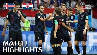 ملخص مباراة كرواتيا وايسلندا – كأس العالم 2018