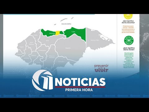 Se mantiene alerta amarilla para La Ceiba por lluvias que dejan crecidas en los ríos