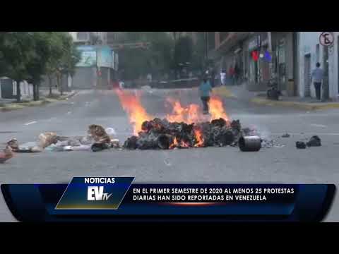 La protesta en Venezuela contra el régimen no ha cesado en 2020 - Noticias EVTV