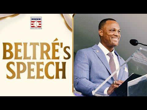 FULL SPEECH: Adrian Beltré Hall of Fame induction speech was ONE FOR THE AGES!