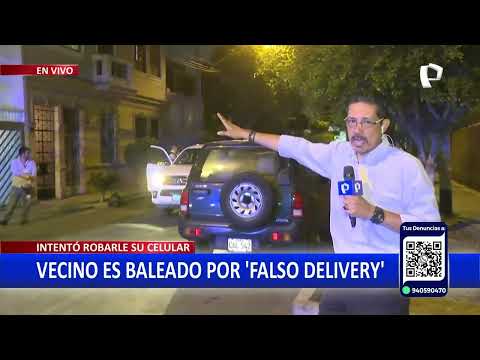 ¡Por resistirse a robo! Joven es baleado por 'falso delivery' en Breña