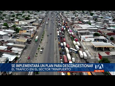 Autoridades de Guayaquil implementarán un plan para descongestionar el tránsito en el Trinipuerto