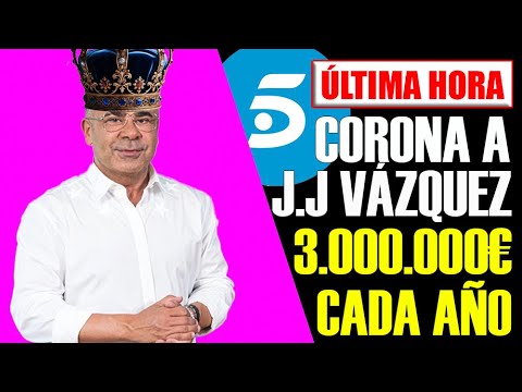 BOMBA!! JORGE JAVIER VÁZQUEZ COBRARÁ 8220 € CADA DÍA. TELECINCO LO CORONA.