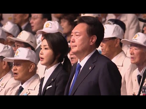 South Korean president condemns North Korea’s balloon activities on war anniversary