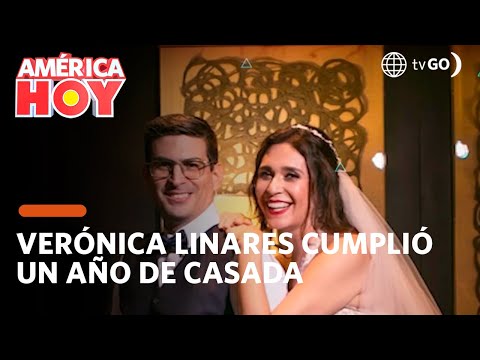 América Hoy: Verónica Linares celebró 1 año de casada (HOY)