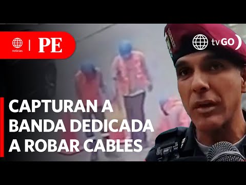 Robaban cables fingiendo ser trabajadores de telefonía | Primera Edición | Noticias Perú