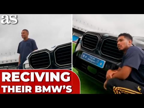 REAL MADRID PLAYERS take delivery of their EXCLUSIVE BMWs