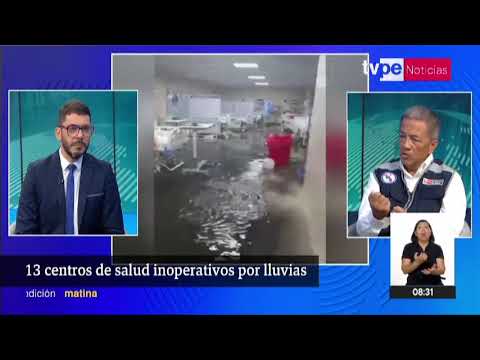 TVPerú Noticias Edición Matinal | César Tejada, director general de Gestión de Riesgos - 27/03/2023