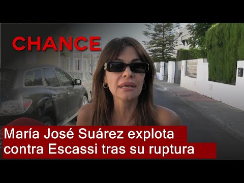 María José Suárez explota contra Escassi tras su ruptura