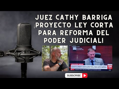 Juez Cathy barriga ¡PROYECTO ley corta para reforma del poder judicial!