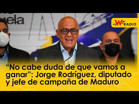 “No cabe duda de que vamos a ganar”: Jorge Rodríguez, diputado y jefe de campaña de Maduro