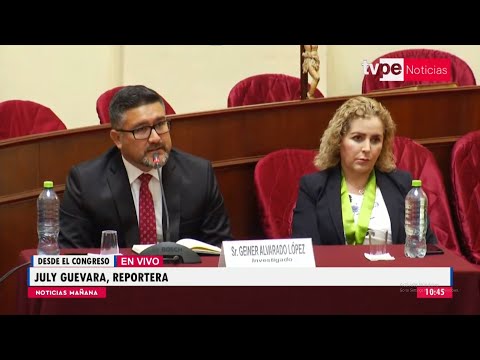 Geiner Alvarado se presentó ante Comisión de Fiscalización